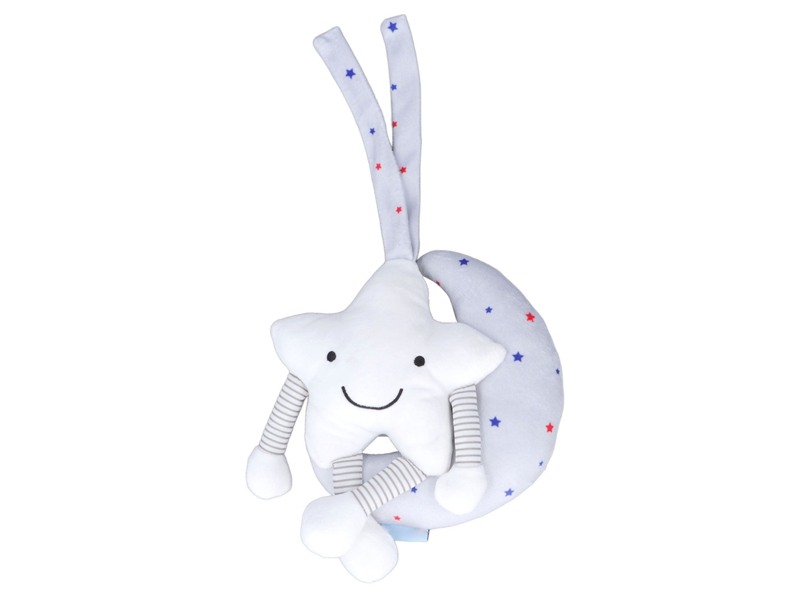 Mali brinquedo Educativo Macio Musical para Carrinho Berço Carseat Forma Estrela Cute