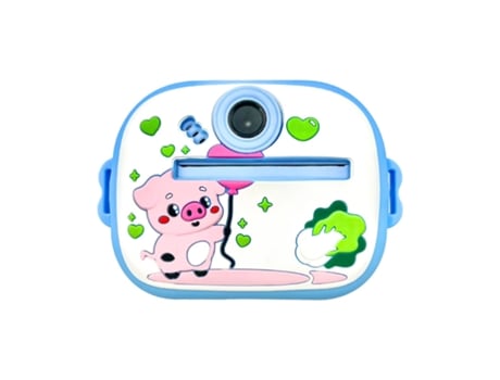 Câmara Instantânea Infantil Mini Câmara Digital Portátil Com Impressão Instantânea E Papel Térmico Zyntratech