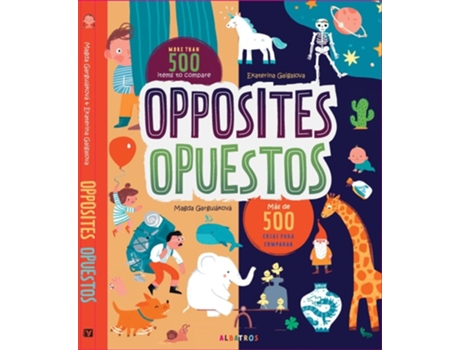Livro Opposites Opuestos de Magda Gargulakova (Inglês - Capa Dura)
