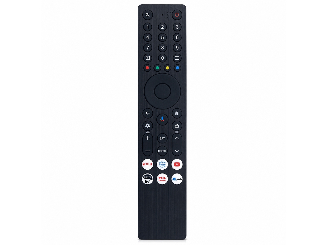 Comando Remoto Bluetooth Com Controlo Por Voz Compatível Com Tvs Tcl E Polaroid Rc833a Fmb4_dae