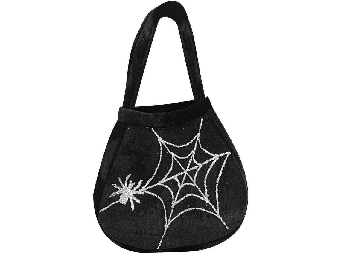 Bolsa De Halloween Com Aranha E Teia