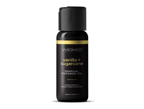 Óleo De Massagem Erótico Wicked Sensual Care Baunilha 120 Ml