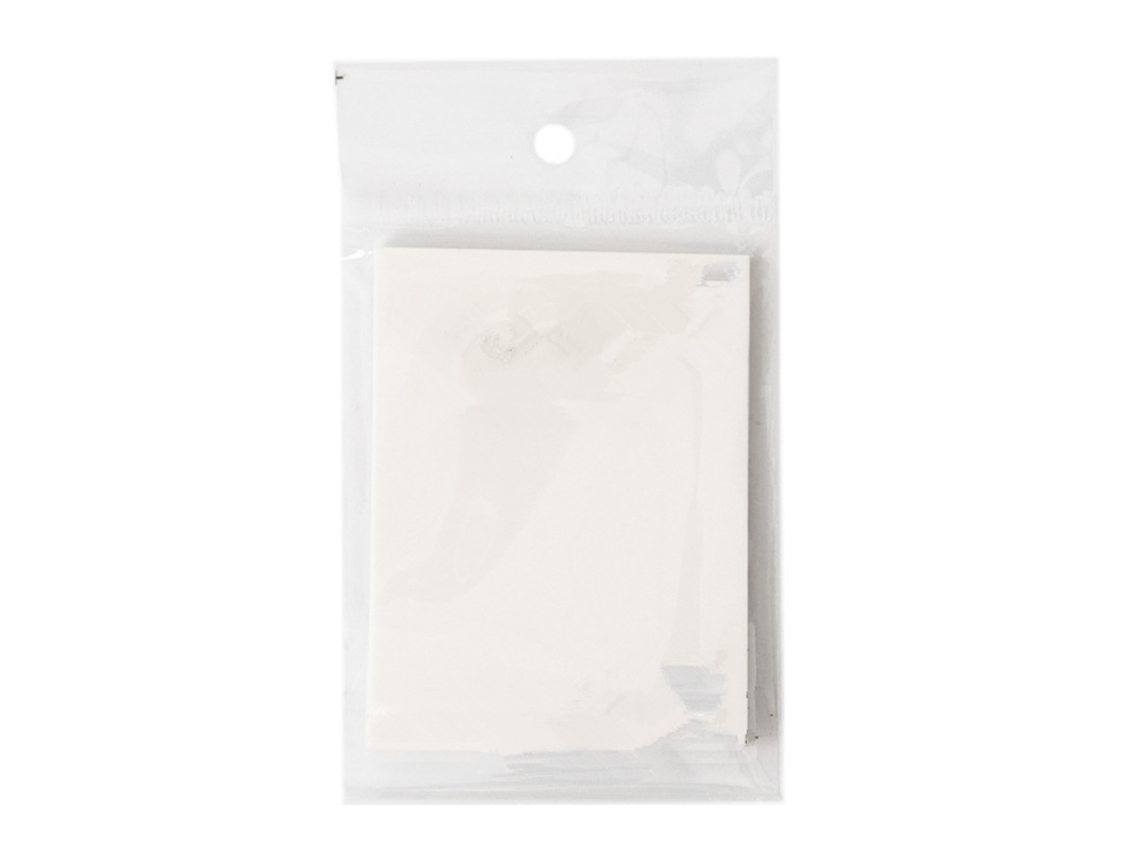 Bloco De Notas Adesivas, 50 Folhas, 7.6x7.6cm, 3x3, Transparentes, Impermeáveis, Fixação Forte, Para Escritório E Escola