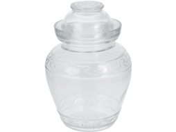Pote De Vidro Resistente E Hermético Anneome Com Tampa Para Picles, Design Transparente E Moderno Para Armazenamento Na
