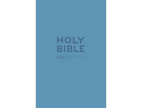 Livro niv pocket cyan soft-tone bible with zip de new international version (inglês)