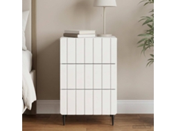 Vidaxl Armário De Cabeceira Com Gaveta Branco Brilhante 43x 41 X 68 Cm