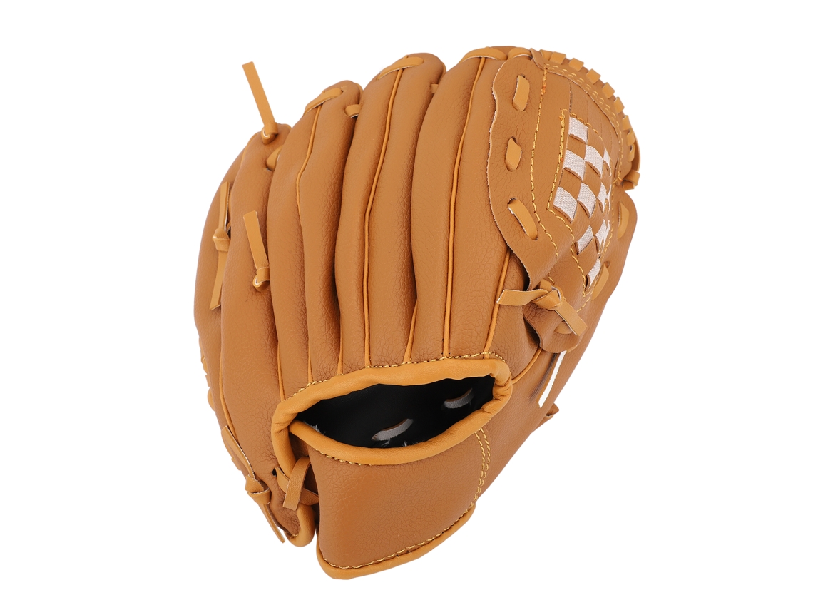 BUSINESS Luvas de Beisebol Profissional de Couro Pu 12.5 Polegadas Soft Marrom