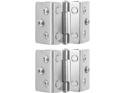 Dobradiças De Aço Inoxidável Para Portas Vidro, Modelo Duplo,