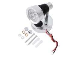 Luz de Leitura Led 5500k Spotlights para Rv Quartos Cabeceira Armário Cc12v 3w S/MARCA