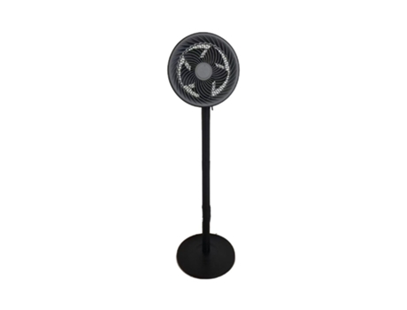 Ventilador de pé Lolek 10, 70 W, altura ajustável de 1,3 m, 3 velocidades, ampla oscilação, silencioso, base antiderrapante, ideal para casa e escritório.