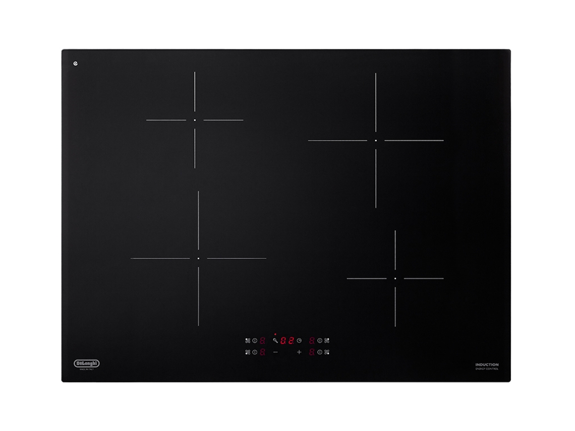 Placa de Indução DELONGHI Pin 72 Hobs (Elétrico - 70 Cm - Preto)
