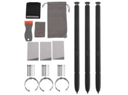 Aetheria 3pcs Caneta Estilográfica para Galaxy S23 Ultra 4096 Sensibilidade de Pressão 15 Pontas Preto