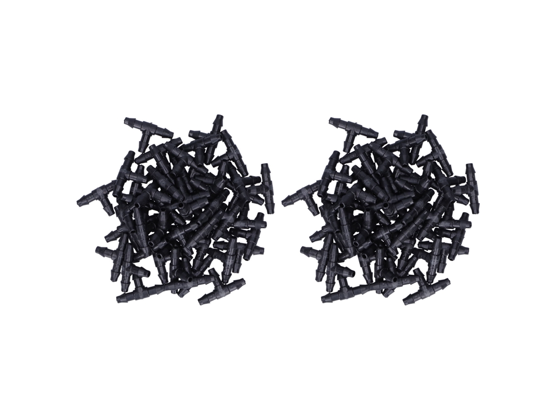 Conector Tee 4/7 100pcs Para Irrigação Jardim