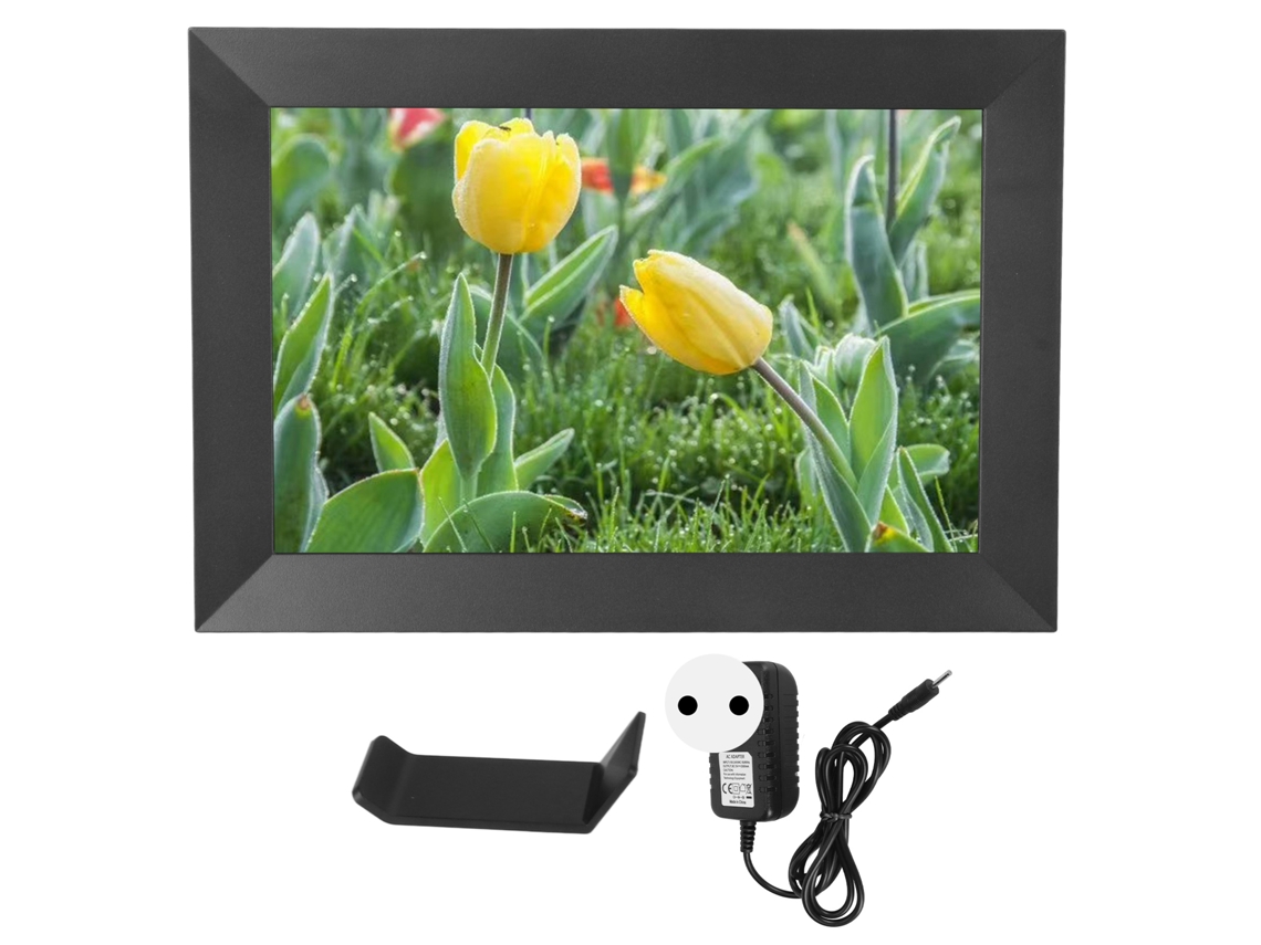 Quadro Fotográfico Digital 10.1 polegadas LAXISCREED com sensor de gravidade