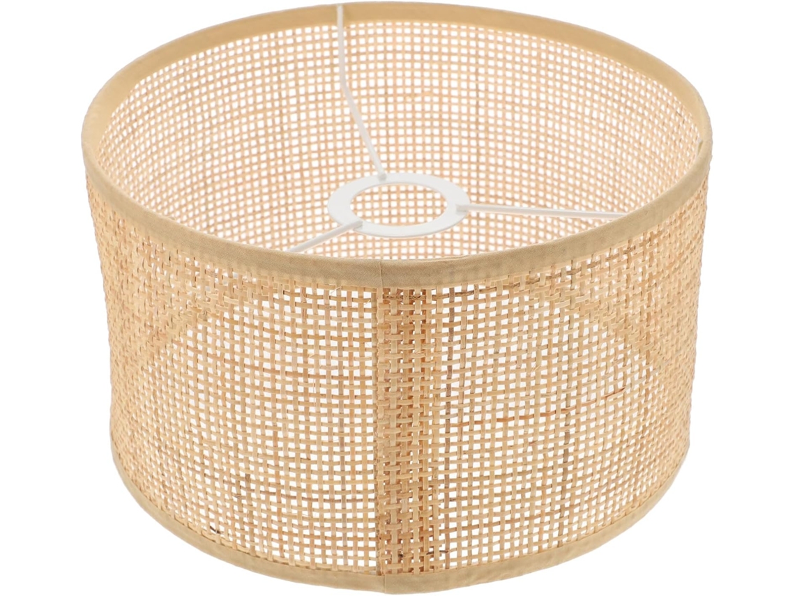 Luminária de Teto Rústica em Rattan Cáqui SFUSHOS