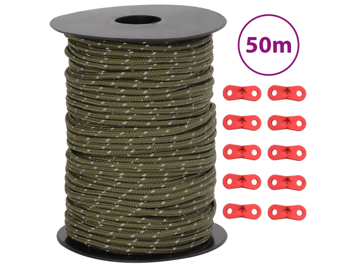 Corda de tenda VIDAXL (3 mm)