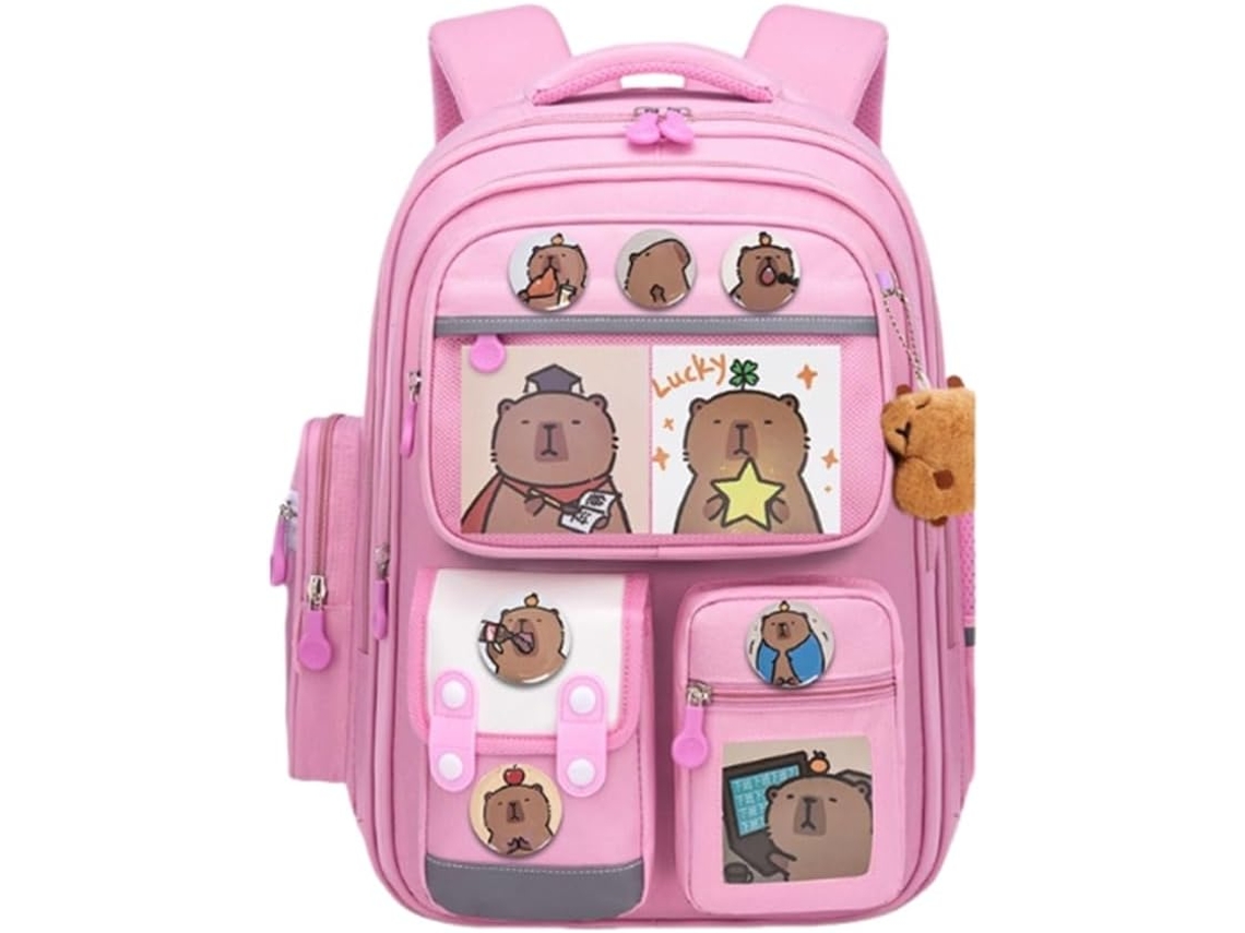 Mochila Escolar, Ergonômica E Confortável Capivara