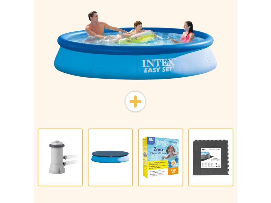 Intex Piscina Easy Set Redonda - 366x76 Cm - 5-peças S259