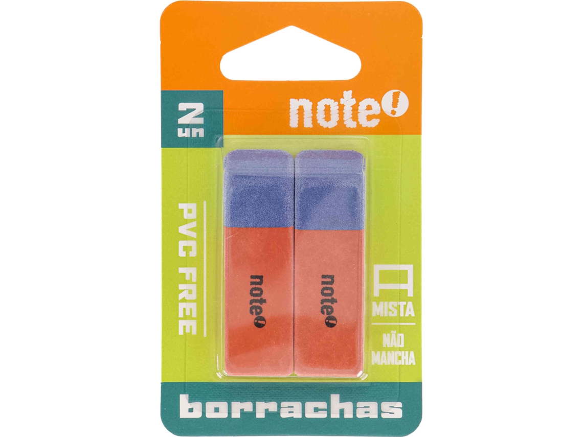 Conjunto 2 Borrachas Mistas NOTE!