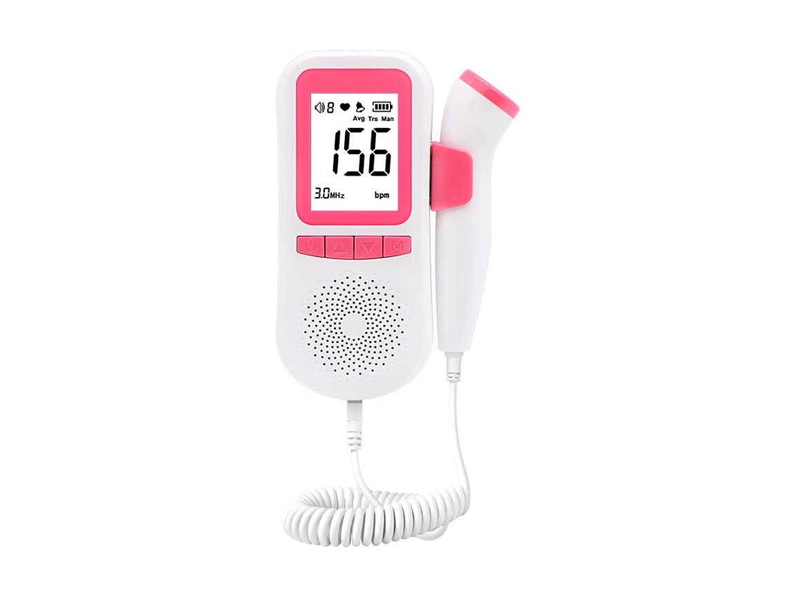 Monitor Digital Fetal Doppler com Tela Seca para Ecografia, Monitora a Frequência Cardíaca Sem Gel STELASPLEN