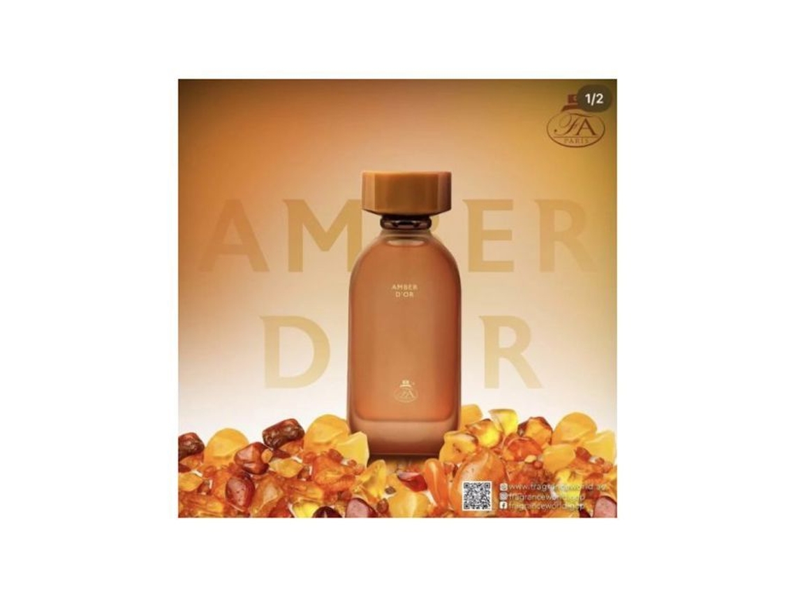 Fragrance World Parfum Amber D’or 100ml Edp Mixet 100ml