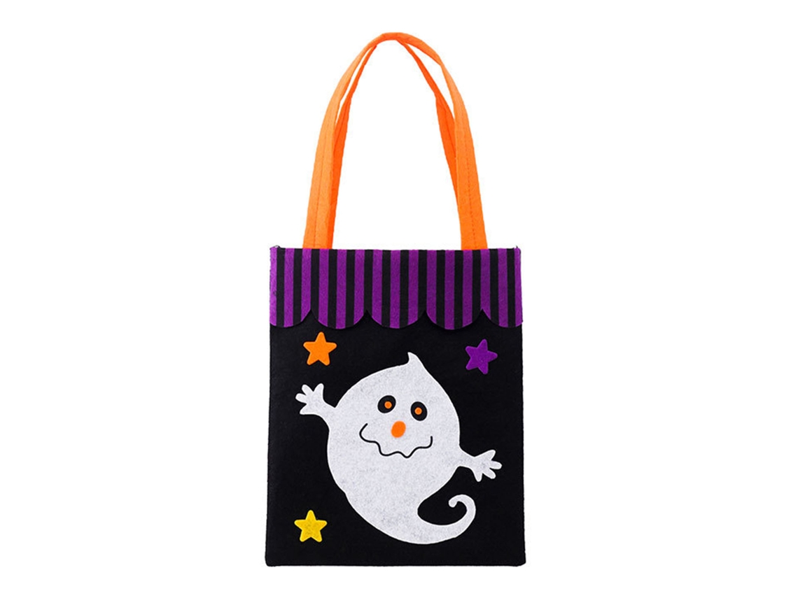 Saco Decorativo Doces Halloween Não tecido 22lb Festa Escola