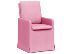 Cadeiras de Jantar 2 Pcs Rosa 57