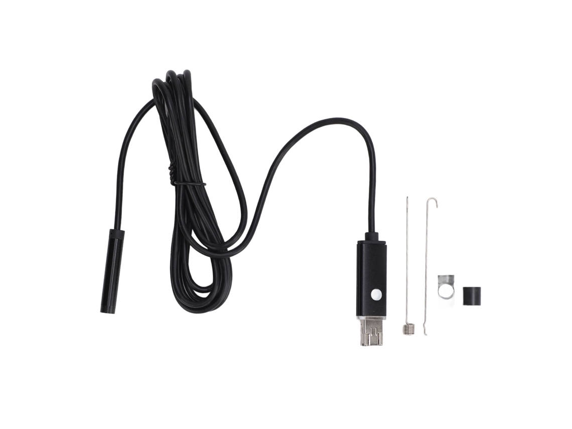 Endoscópio Usb 2 Em 1 Hd 8mm Impermeável Ip67 Para Android Pc 6.5ft