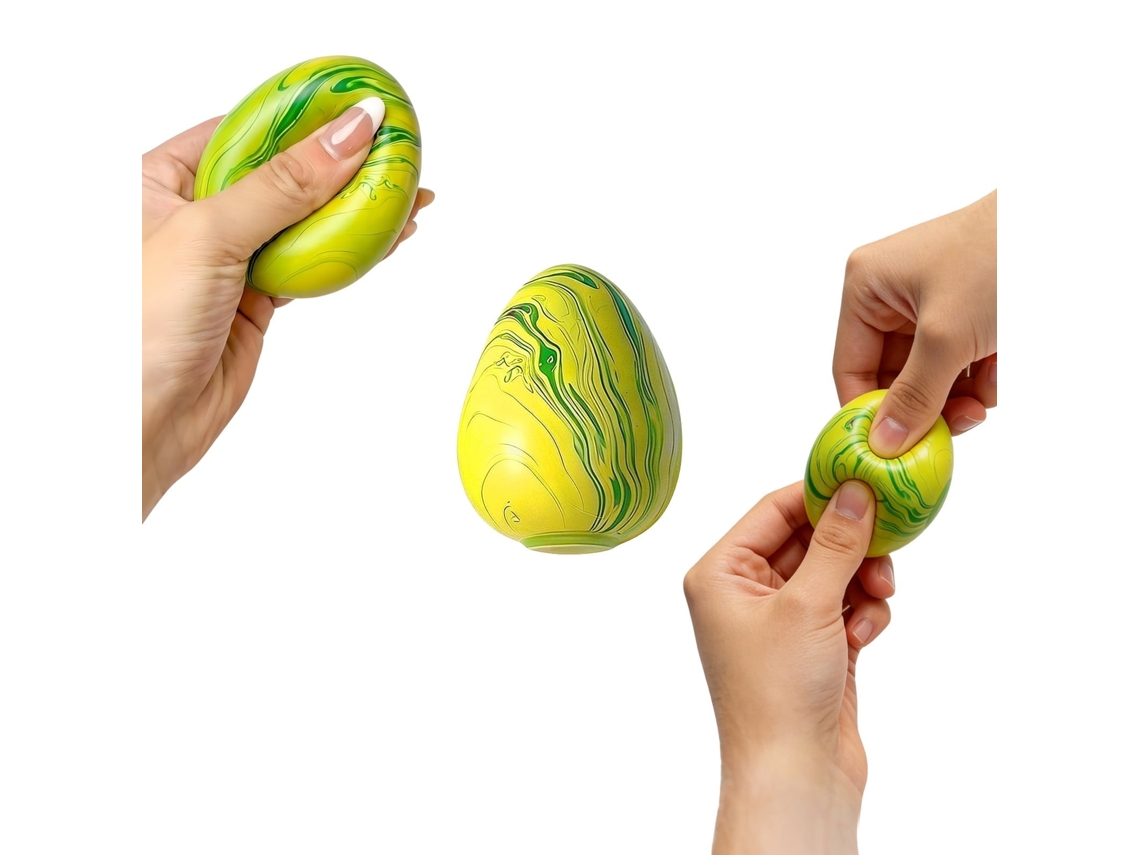 Brinquedo Anti stresse LAXISCREED Ovo Verde, Ideal para Aliviar Ansiedade e Melhorar a Concentração