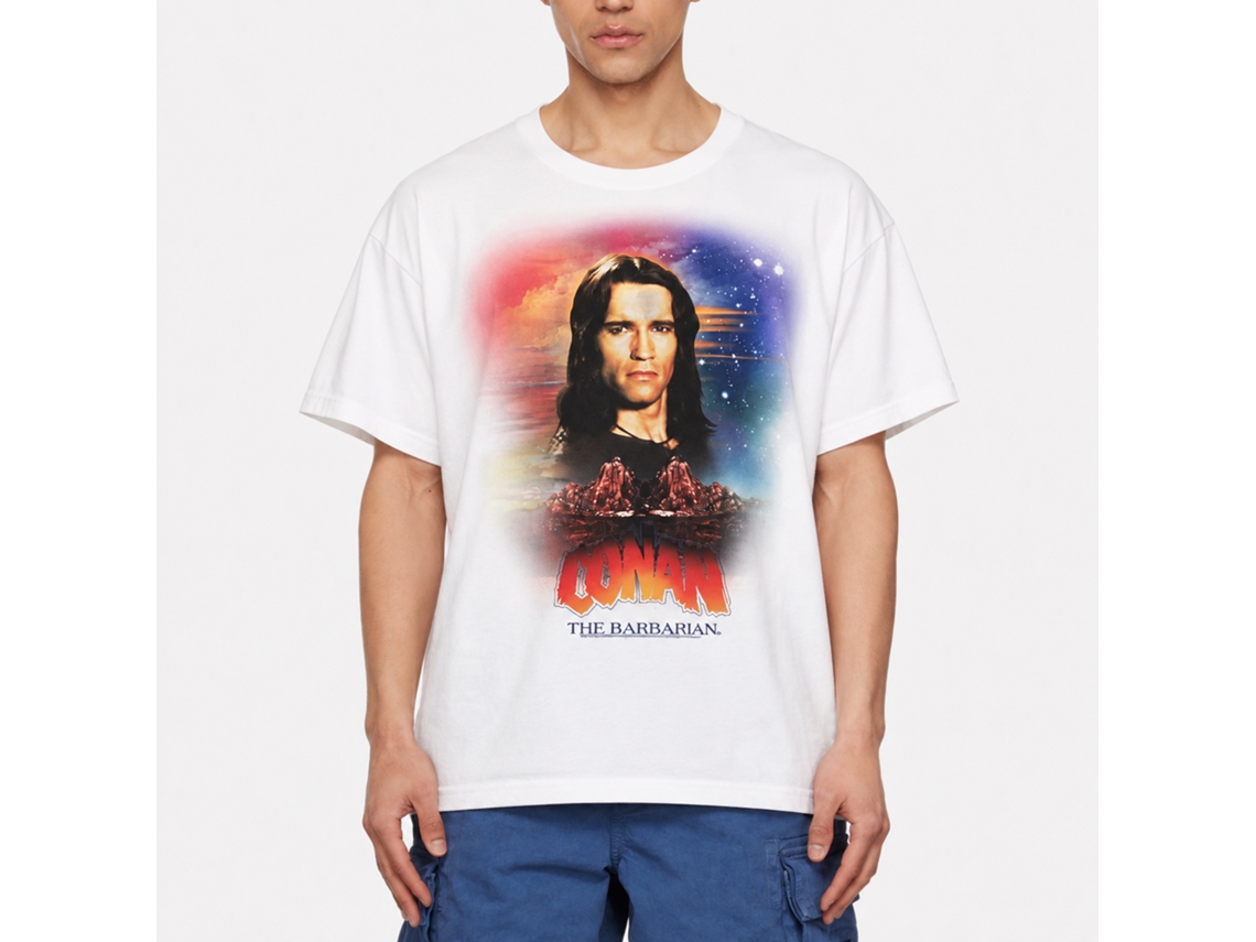 Rockinstone Conan White Adult T-shirt Size:s