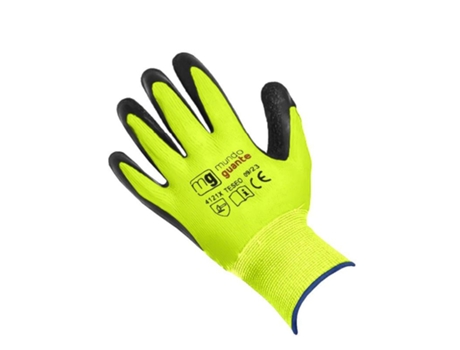 Guante Sandy Nitrilo Fluorescente T Xl 10 Par Mundoguante