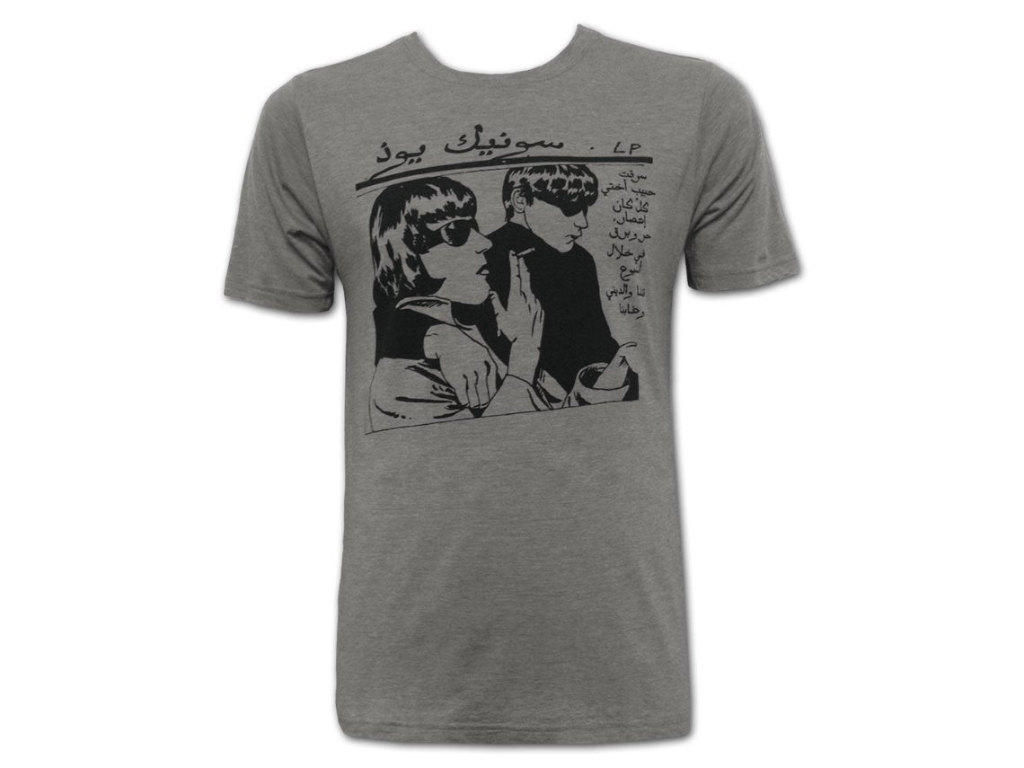 Sonic Youth Arabic Goo T shirt ROCKINSTONE Unisex Adults Best Sellers Size:xl
