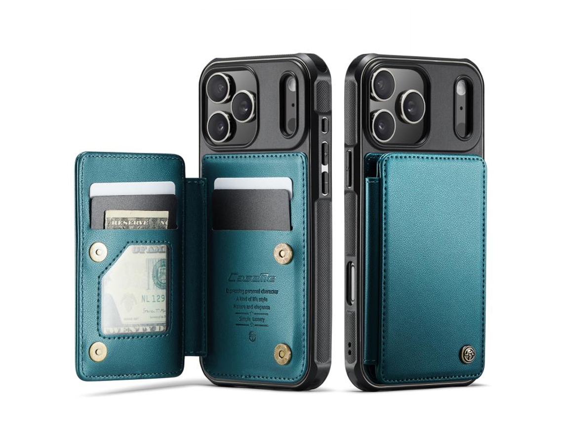 Capa Para Iphone 17 Pro Max Com Compartimento Para Cartão E Rfid dhx