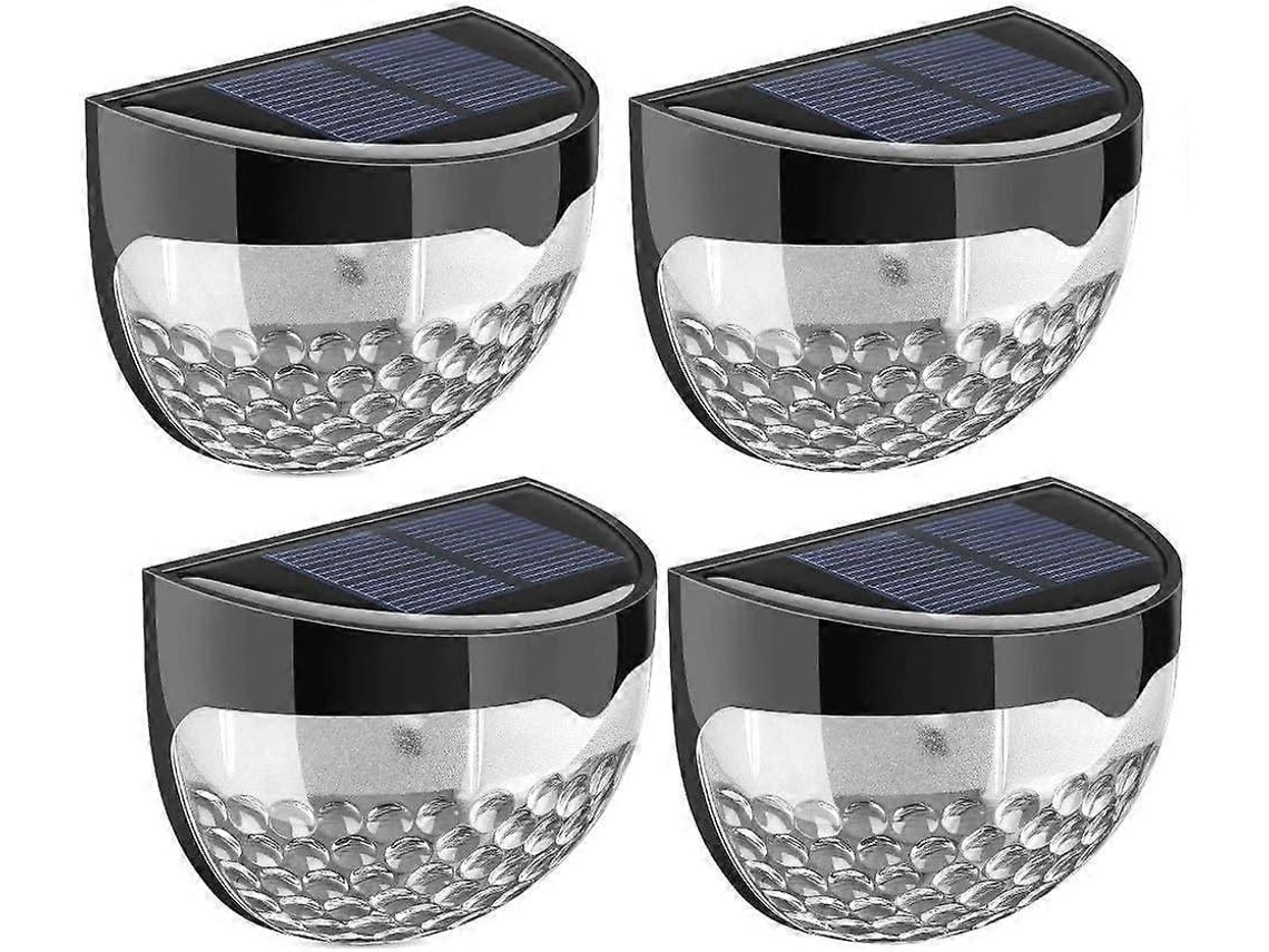 Kit com 4 luminárias solares com sensor de movimento AQUAFORGE
