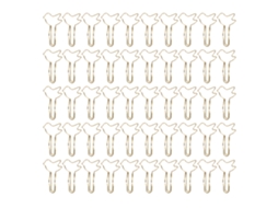 50pcs Clip Para Bolígrafo De Metal Pájaro Cuto Portabolígrafos Para Oficina Escolar Suministros