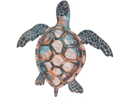 Decoração De Parede Interna Em Madeira Com Tartaruga Marinha Da Doitool, Resistente A Quebras, Fácil De Ideal