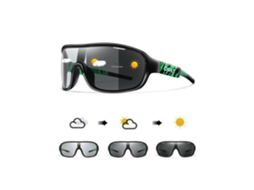 Óculos de Ciclismo MDUG Fotocromáticos Polarizados, Armação de Polímero, Lentes Tac (estilo 7)
