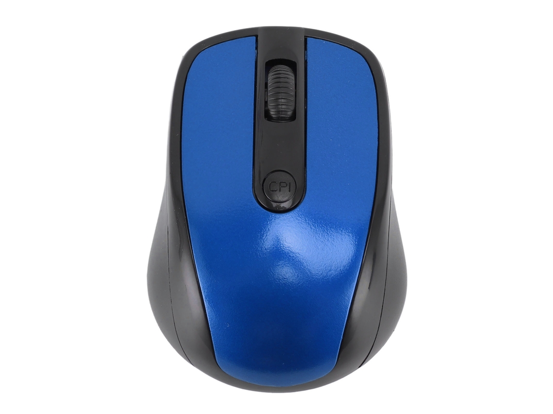 Baoj-2026ratón Inalámbrico 2.4g Ergonómico De Alta Sensibilidad Óptico Para Portátil Pc Laptop Azul