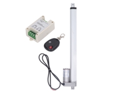 Actuador Linear Eléctrico 350mm 750n 12v Com Controlador E Controle Remoto Para Equipamentos De Máquinas
