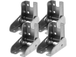 Conjunto De 4 Dobradiças Mola Com Fechamento Automático, Em Ferro