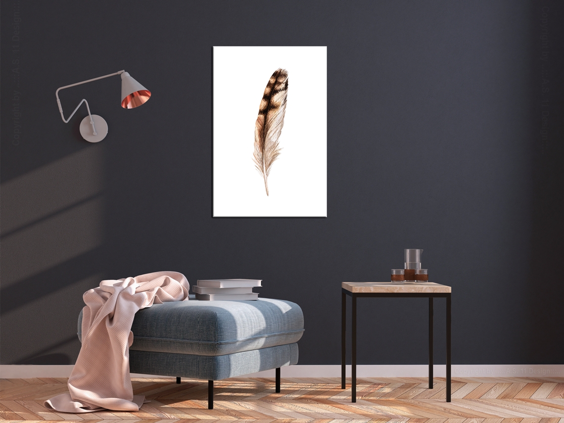 Quadro ARTGEIST Magic Feather (1 Part) Vertical (80x120)