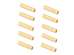 10pcs Plugues Banana Macho e Fêmea de 3mm com Conexões de Cobre Dourado para Teste com S/MARCA