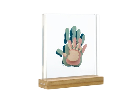 Family Touch Superposed Handprints Baby Art
