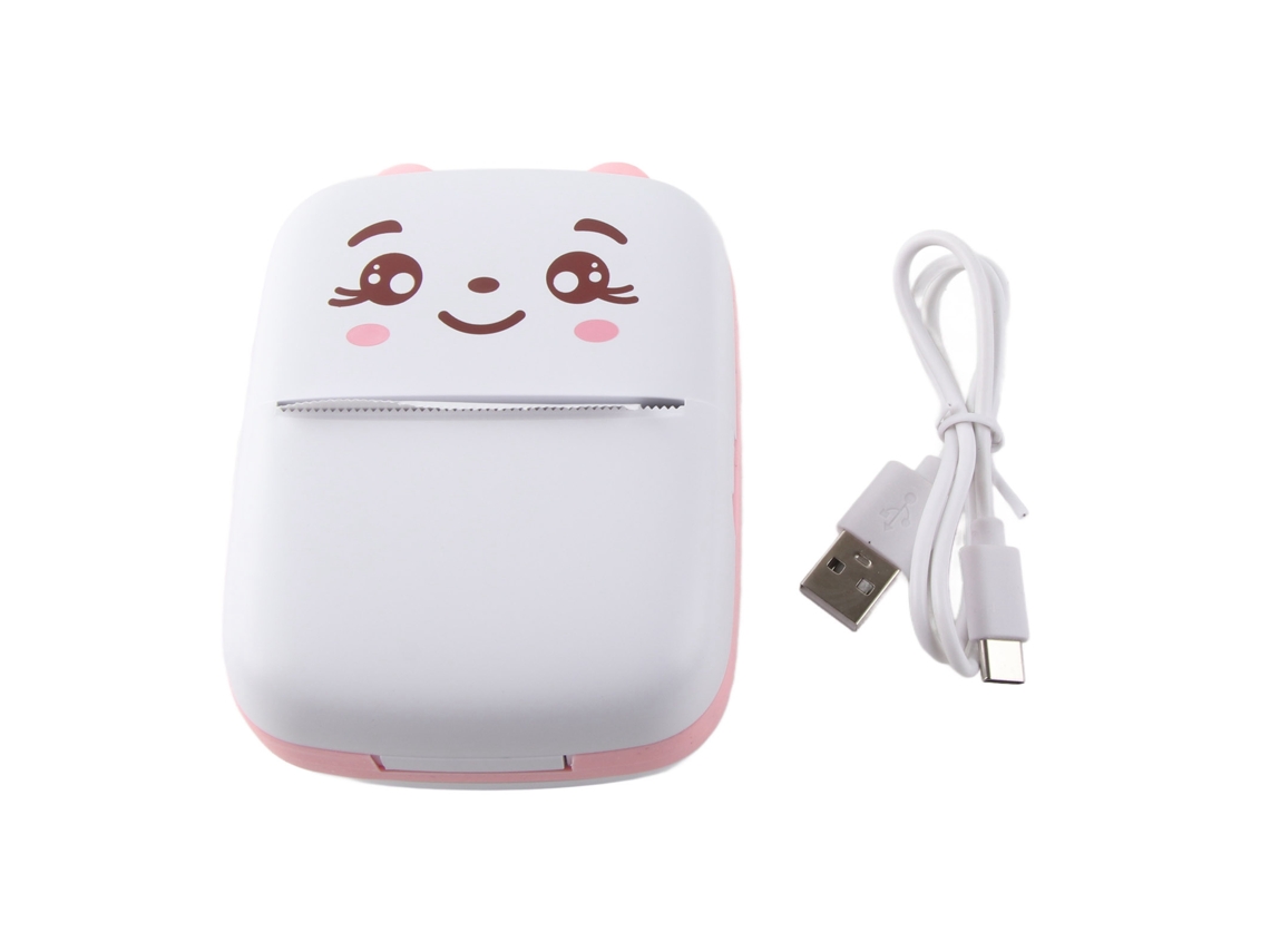 Mini Impressora Térmica Sem Tinta, Impressora Bluetooth, Máquina De Escrever Portátil Para Etiqueta, Foto, Nota, Bateria Embutida Slowmoose