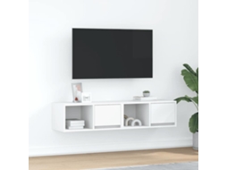 Vidaxl Móveis De Tv 2 Pcs 60x31x25,5 Cm Deriv. Madeira Branco