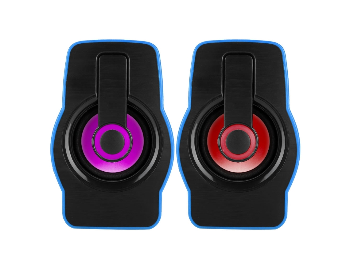 Alto falante LAXISCREED Usb Led Azul