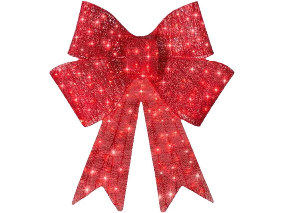 Laço De Guirlanda De Luzes De Natal De 50 Cm | Decorações Para Festas De Natal