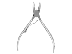 Tesoura De Unha Para Pedicure Cortador De Unha Encravada Remoção De Pele Morta Lâmina 17mm Aço Inoxidável