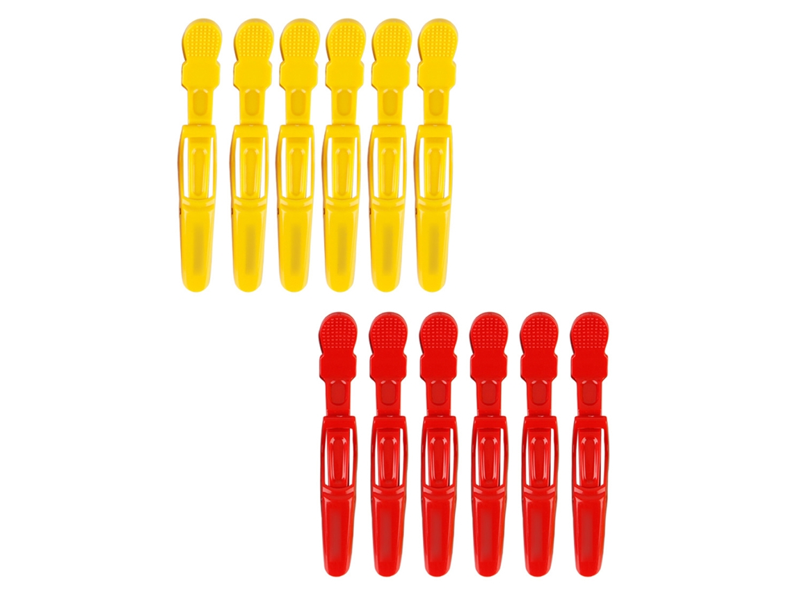 12Pcs Grampo de Cabelo de Crocodilo para Segmentação de Estilo Clipe Antiderrapante para Corte de Cabelo Grampo de Cabelo de Salão Durável JEDBESETZT