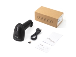 Leitor de código de barras 1d sem fio 2.4g usb para supermercado loja biblioteca logística armazém compatível com Windows Android Mac Linux